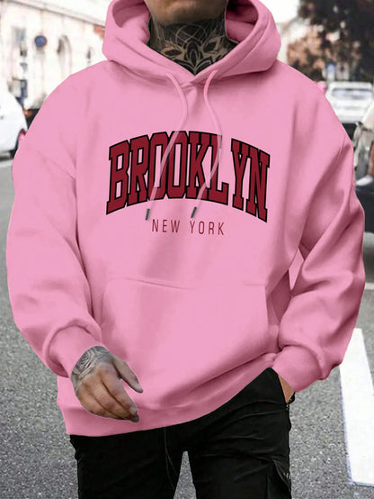 Brooklyn Hoodie – Unisex Kapuzenpullover im College-Stil